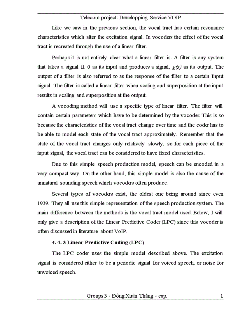 image for page Telecom project Developping Service VOIP