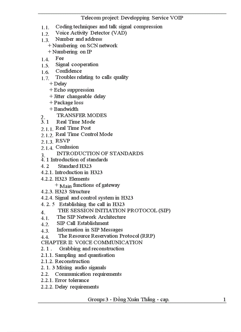 image for page Telecom project Developping Service VOIP