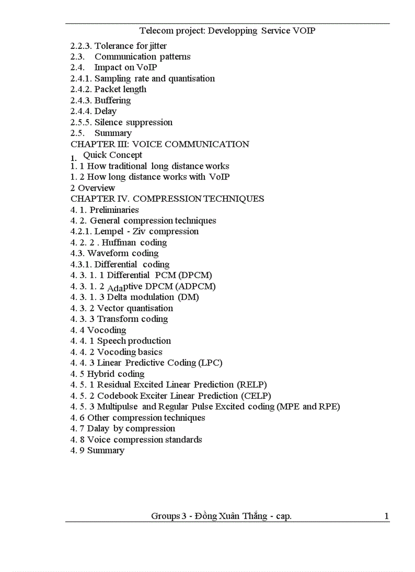image for page Telecom project Developping Service VOIP