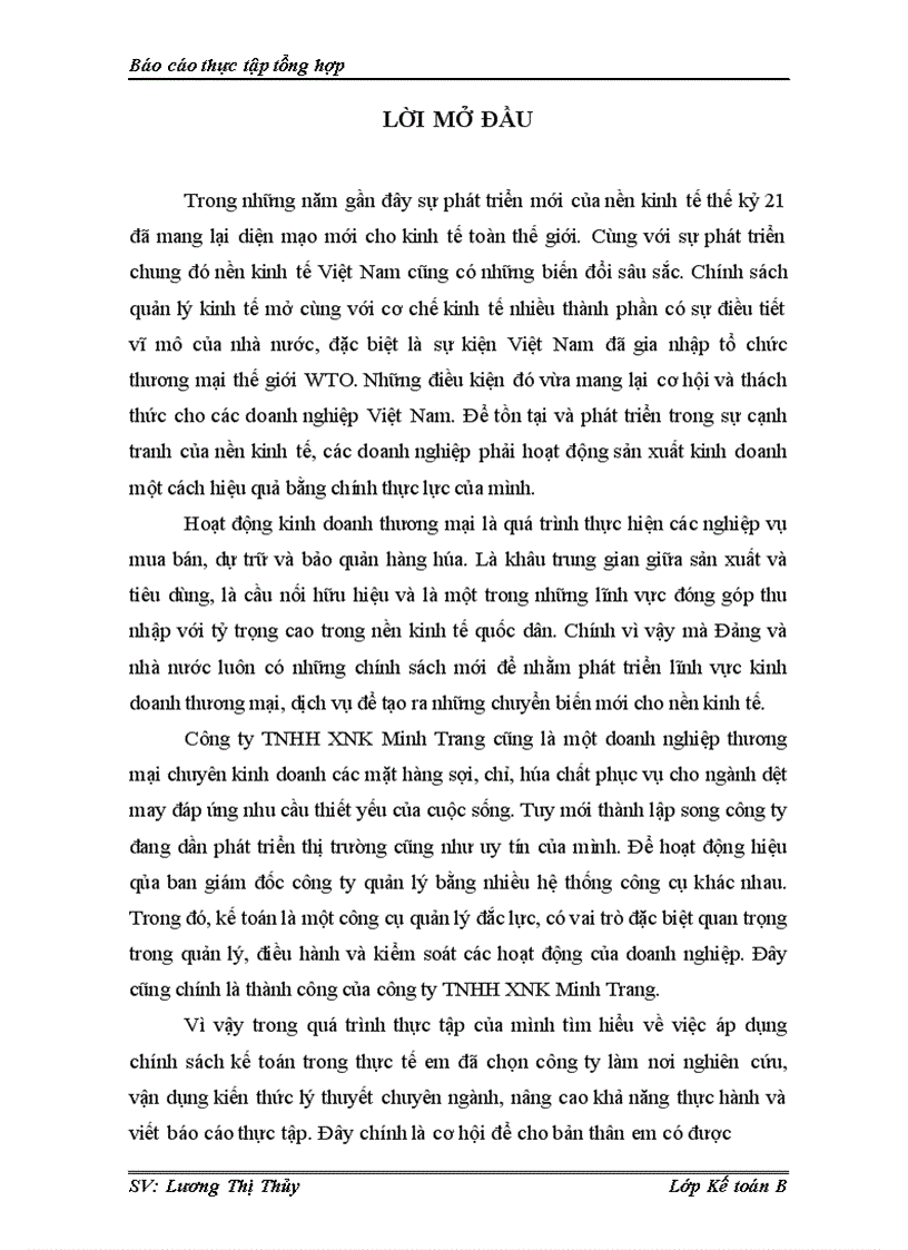 image for page Báo cáo thực tập tổng hợp công ty TNHH XNK Minh Trang