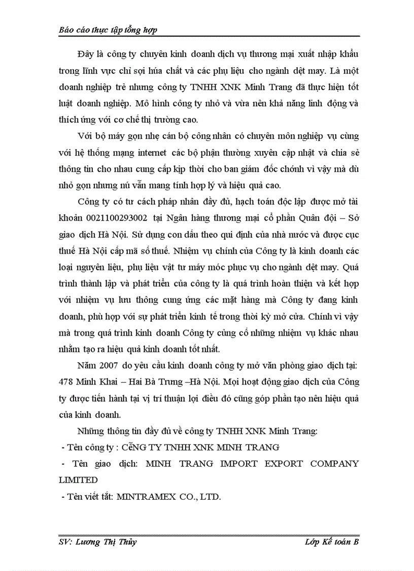 image for page Báo cáo thực tập tổng hợp công ty TNHH XNK Minh Trang