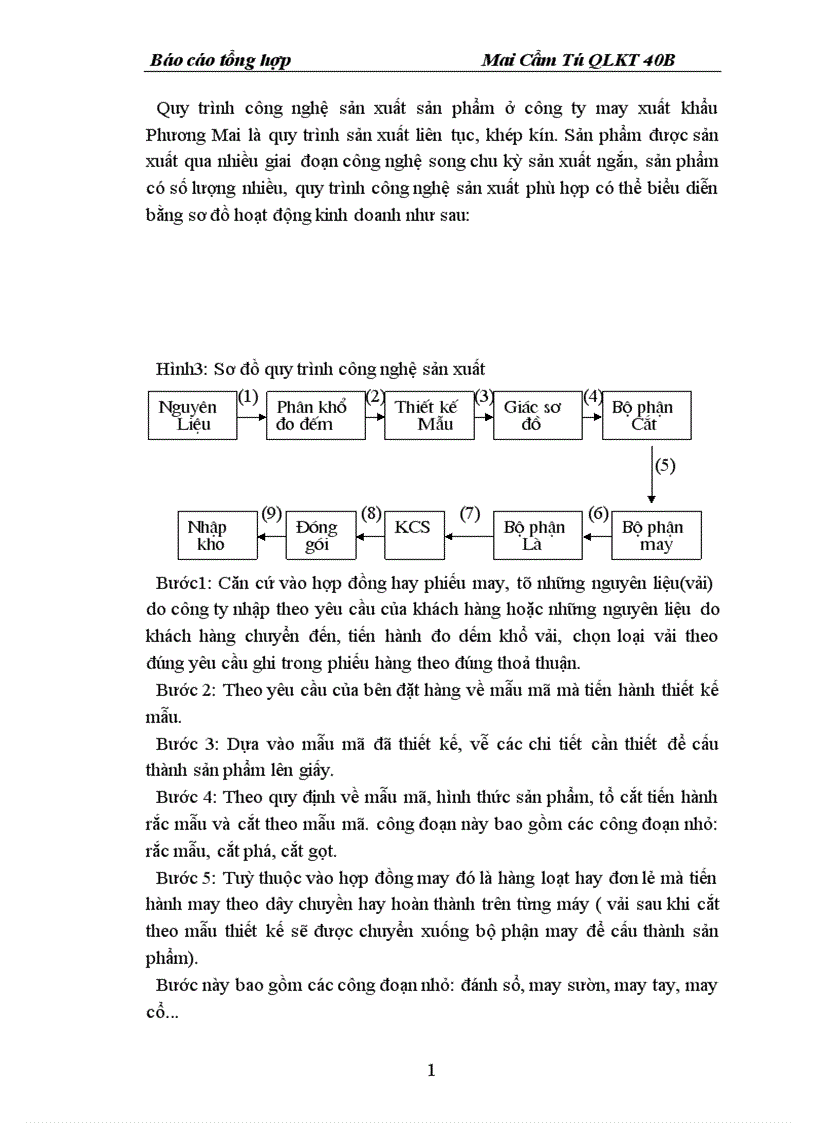 image for page Báo cáo tổng hợp về Công ty may xuất khẩu Phương Mai