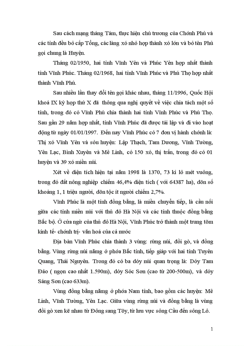 image for page Đảng bộ tỉnh Vĩnh Phúc lãnh đạo xây dựng phát triển kinh tế nông nghiệp thời kỳ 1997 2000 1