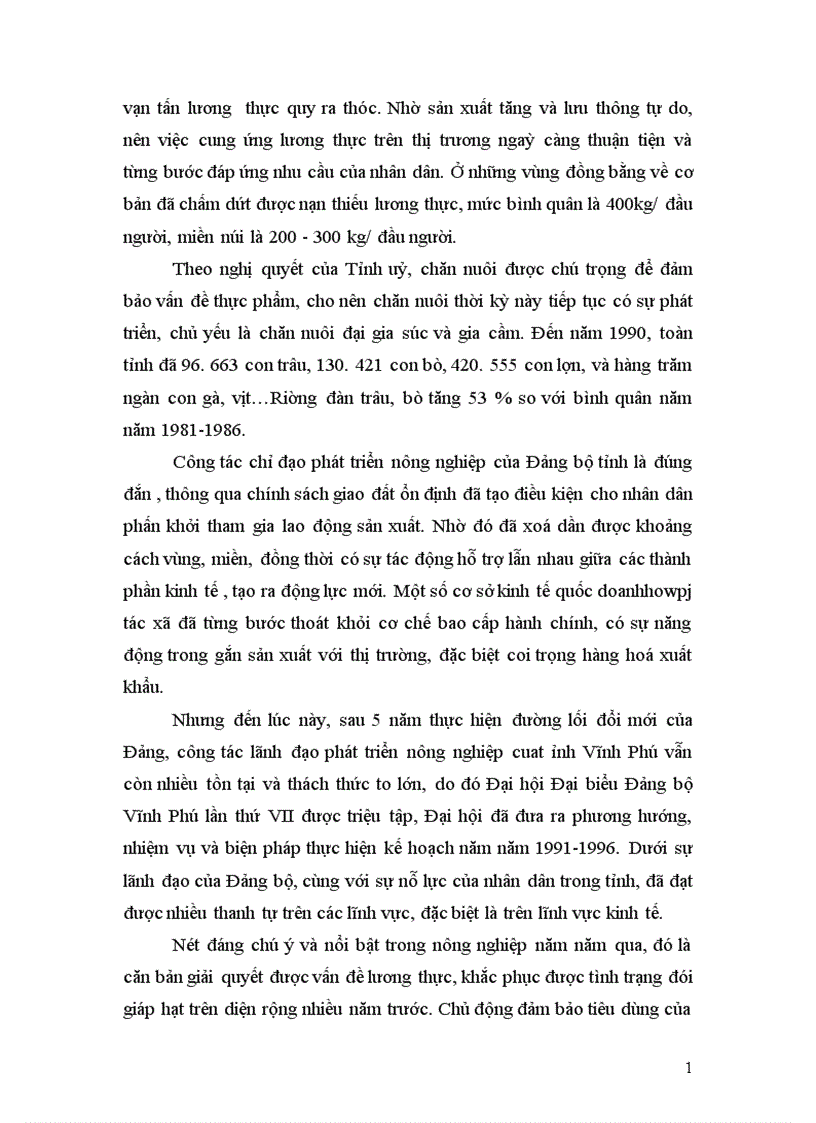 image for page Đảng bộ tỉnh Vĩnh Phúc lãnh đạo xây dựng phát triển kinh tế nông nghiệp thời kỳ 1997 2000 1