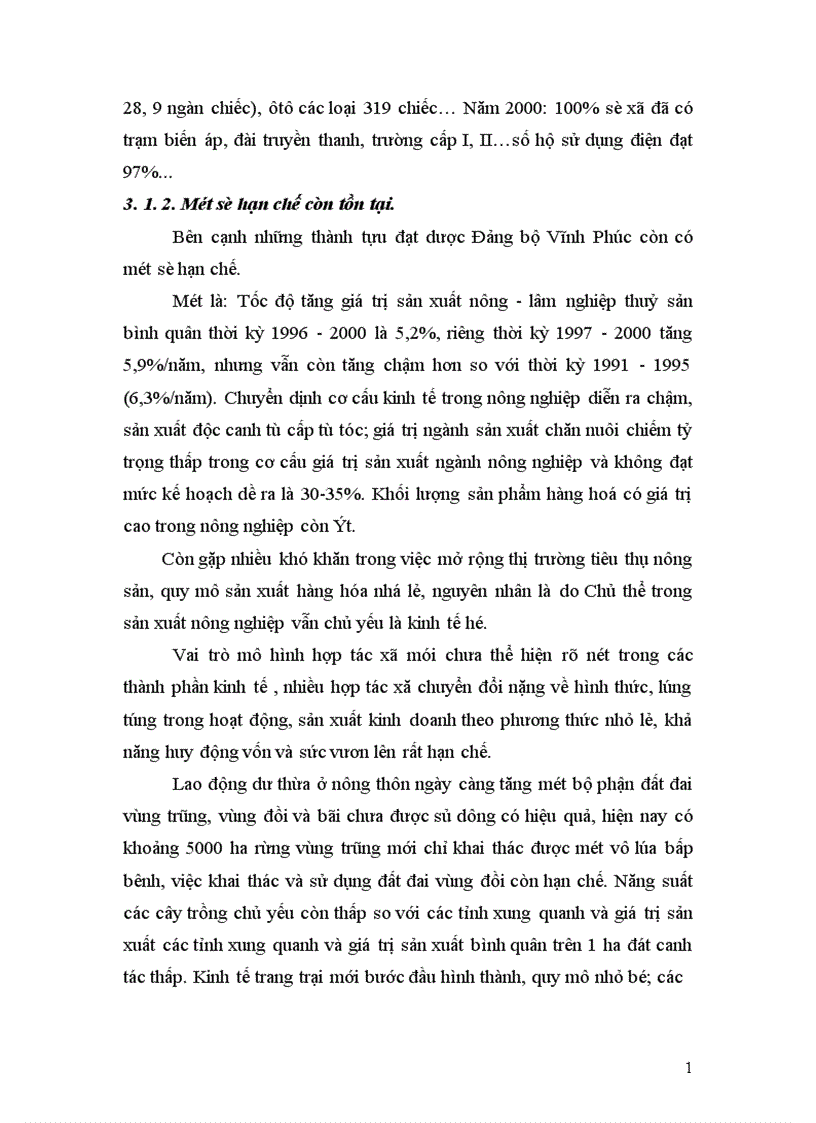 image for page Đảng bộ tỉnh Vĩnh Phúc lãnh đạo xây dựng phát triển kinh tế nông nghiệp thời kỳ 1997 2000 1