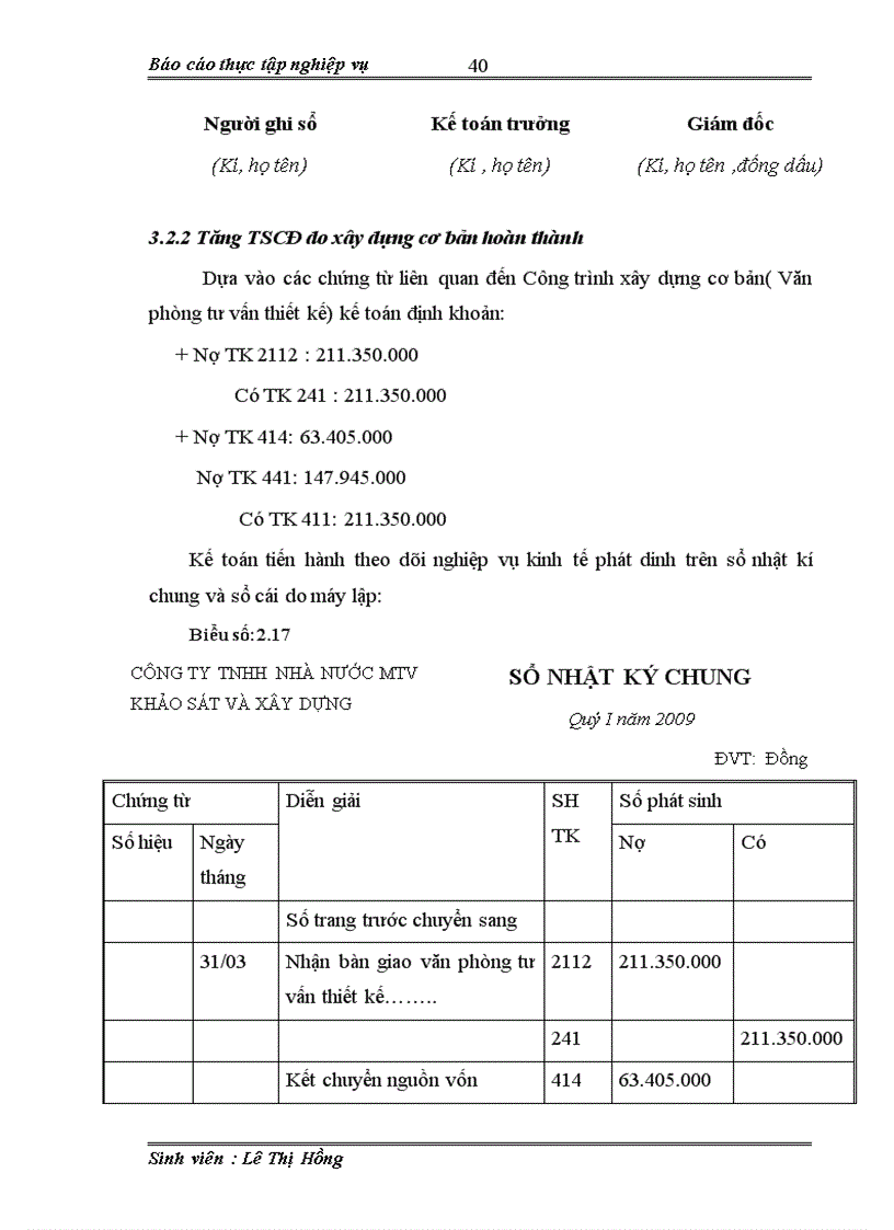 image for page Kế toán tài sản cố định hữu hình tại Công ty TNHH Nhà nước Khảo sát và Xây dựng