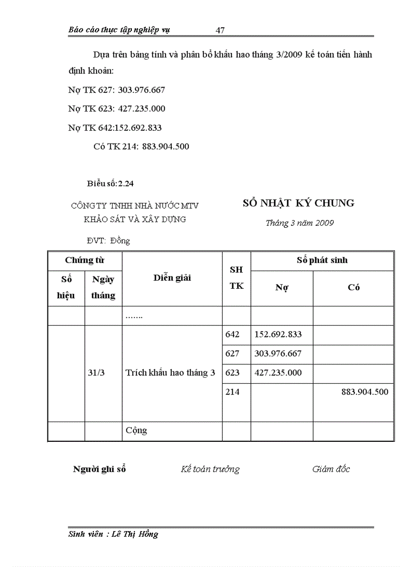 image for page Kế toán tài sản cố định hữu hình tại Công ty TNHH Nhà nước Khảo sát và Xây dựng
