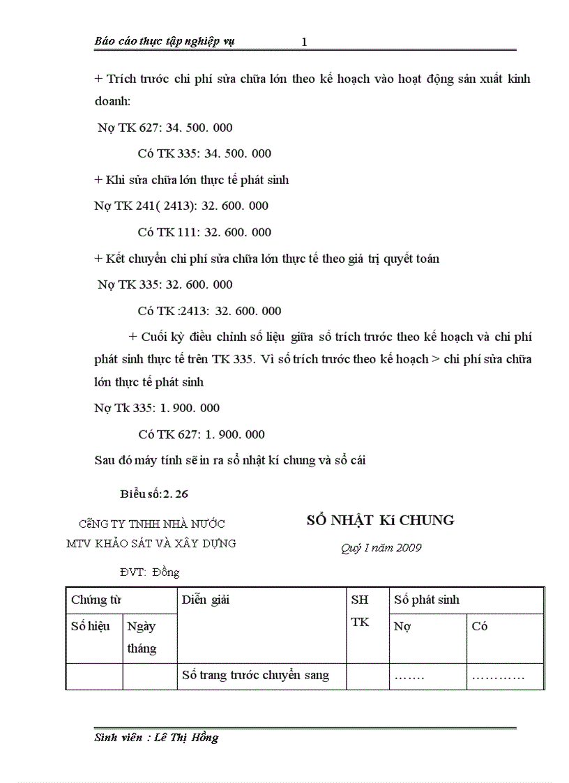 image for page Kế toán tài sản cố định hữu hình tại Công ty TNHH Nhà nước Khảo sát và Xây dựng