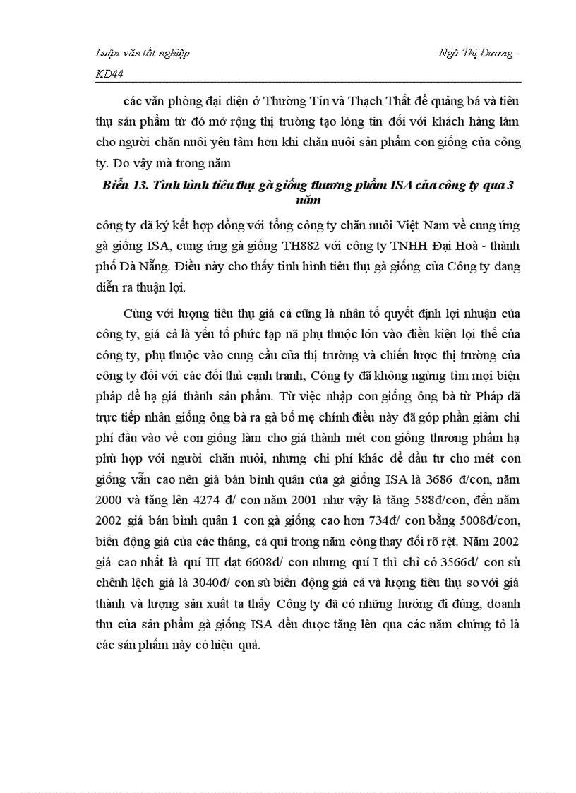 image for page Nghiên cứu tình hình tiêu thụ sản phẩm gà giống thương phẩm tại Công ty giống gia cầm Lương Mỹ Chương mỹ Hà Tây