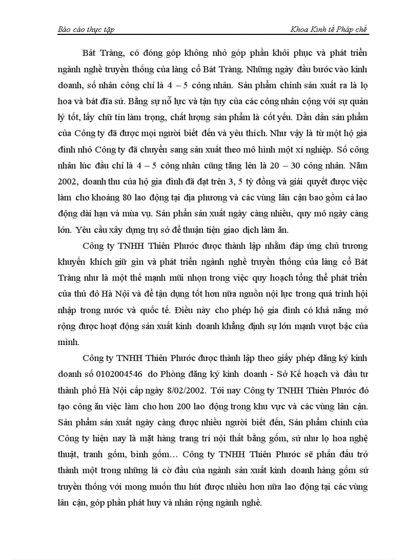 image for page Công tác hạch toán kế toán tại Công ty TNHH Thiên Phước tháng 2 năm 2005