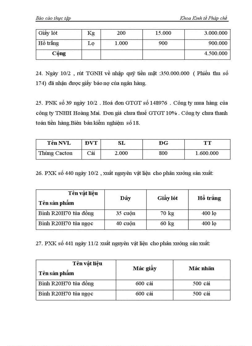 image for page Công tác hạch toán kế toán tại Công ty TNHH Thiên Phước tháng 2 năm 2005
