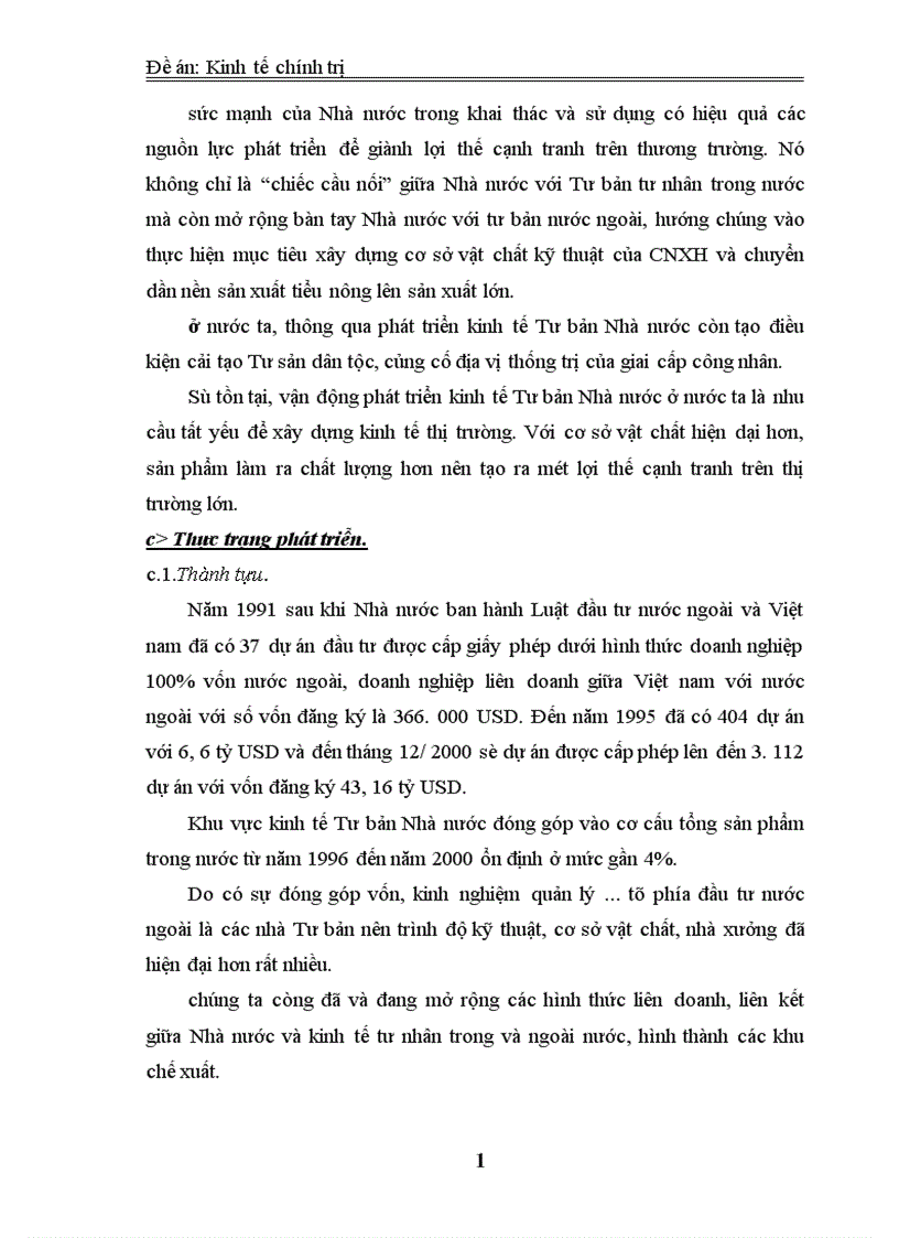 image for page Phân tích cơ cấu kinh tế nhiều thành phần ở nước ta mà Đại hội Đảng IX đã nêu và ích lợi của việc sử dụng nó vào việc phát triển kinh tế xã hội trong thời kỳ quá độ lên CNXH ở Việt Nam