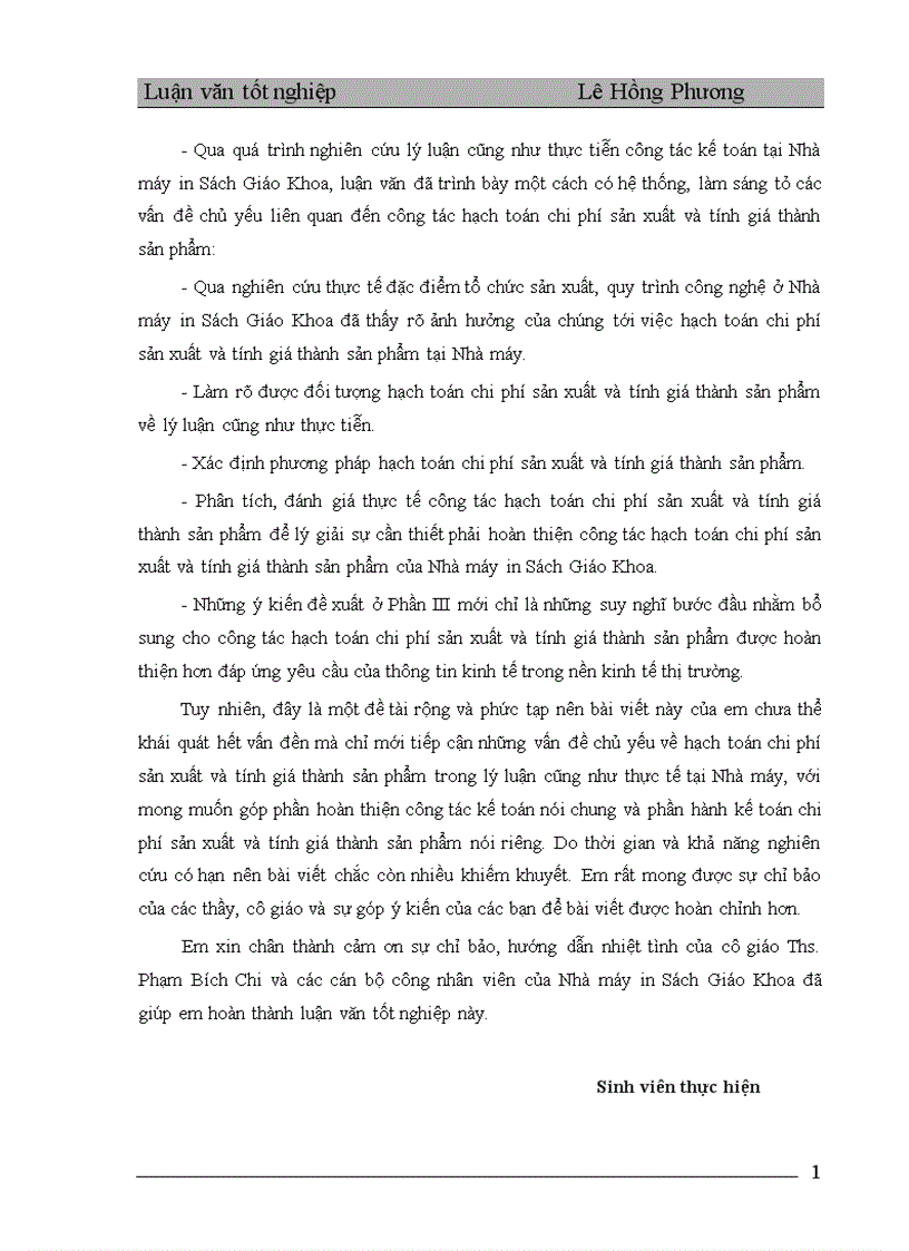 image for page Hoàn thiện công tác kế toán tập hợp chi phí sản xuất và tính giá thành sản phẩm tại nhà máy in Sách Giáo Khoa 1