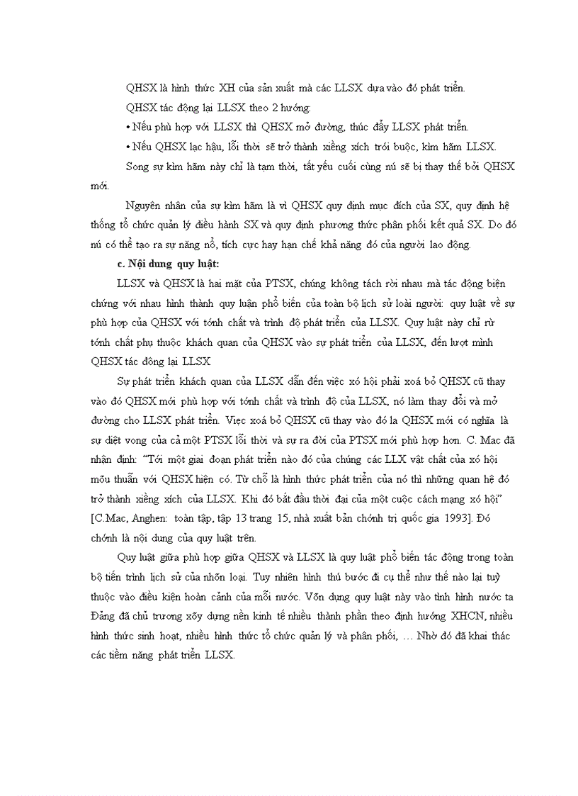 image for page Biện chứng của quá trình phát triển lực lượng sản xuất ở việt nam trong thời kì đổi mơí theo mục tiêu cnh hđh