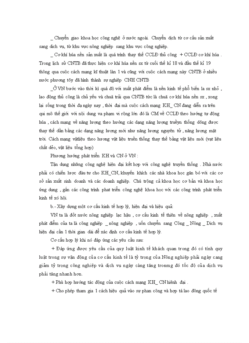 image for page Biện chứng của quá trình phát triển lực lượng sản xuất ở việt nam trong thời kì đổi mơí theo mục tiêu cnh hđh