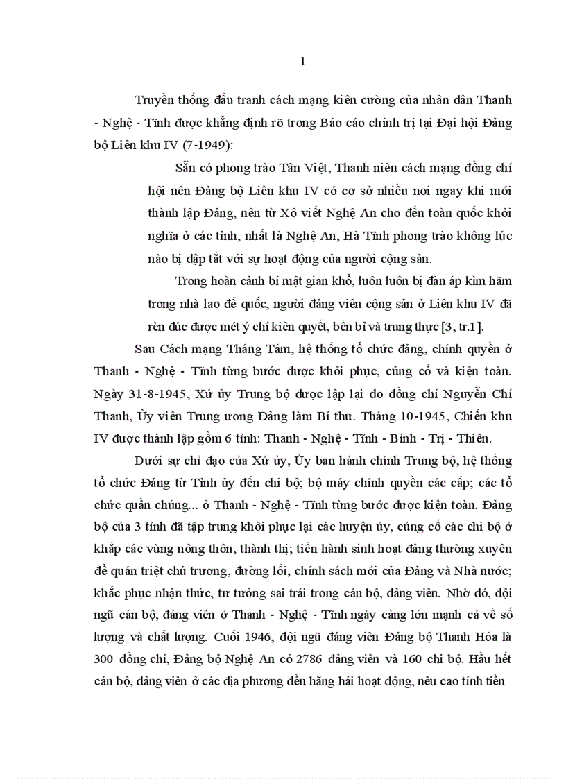 image for page Đảng bộ Liên khu IV lãnh đạo xây dựng kinh tế trong kháng chiến chống thực dân Pháp 1945 1954