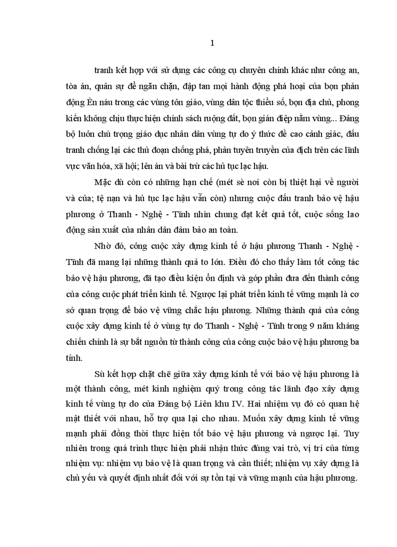 image for page Đảng bộ Liên khu IV lãnh đạo xây dựng kinh tế trong kháng chiến chống thực dân Pháp 1945 1954
