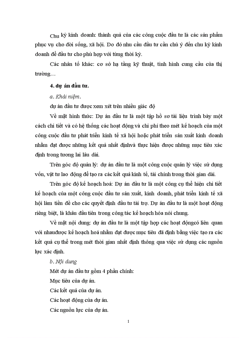 image for page Các đặc điểm cơ bản của hoạt động đầu tư phát triển
