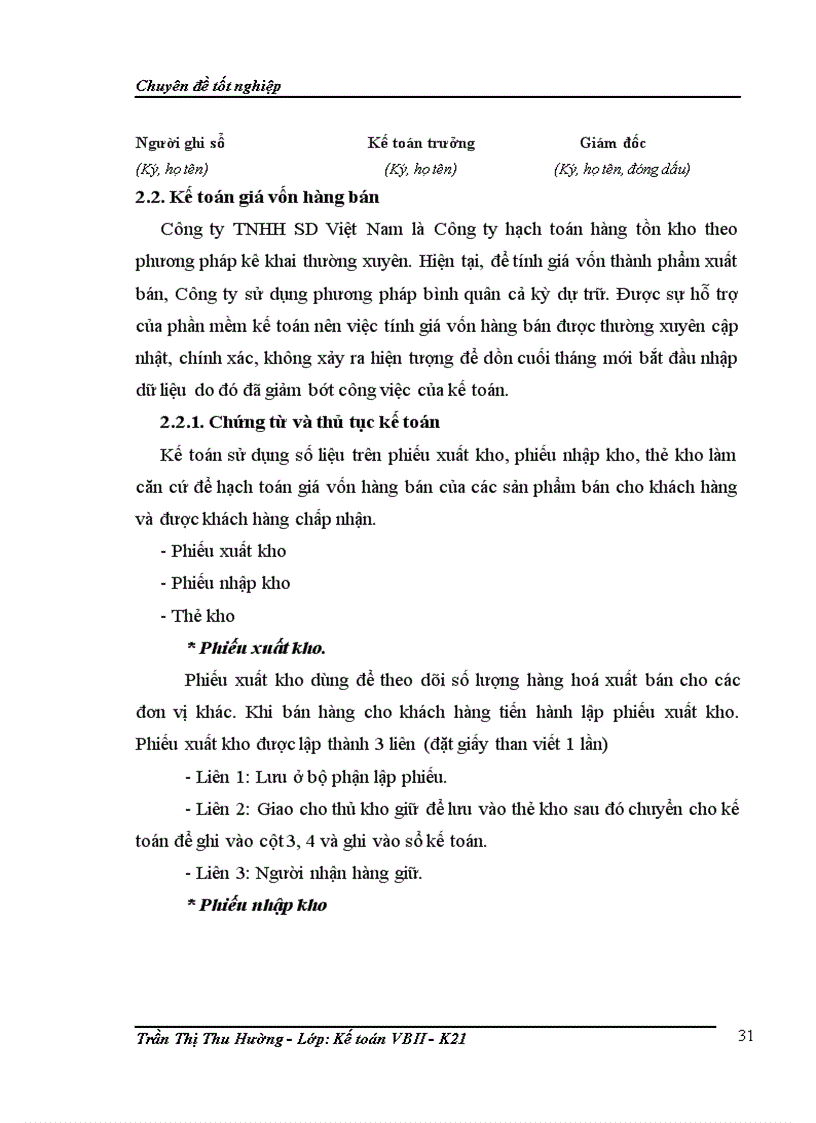 image for page Hoàn thiện kế toán bán hàng tại Công ty TNHH SD Việt Nam 1