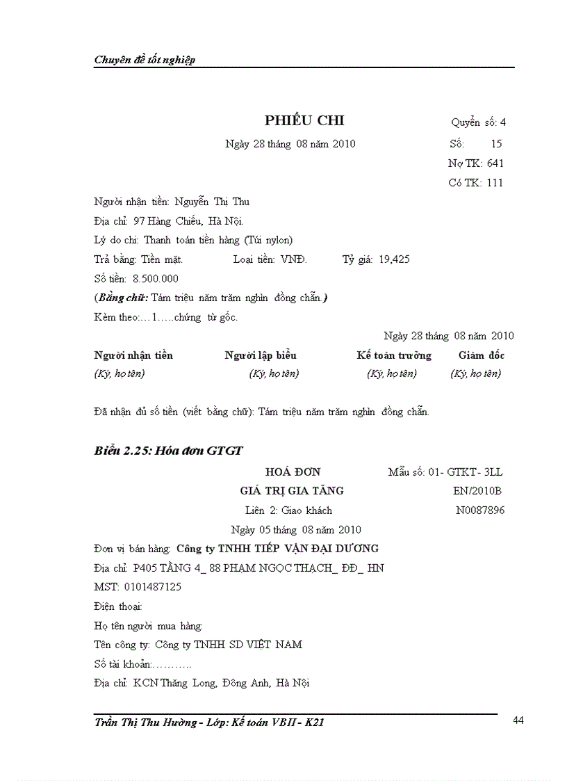 image for page Hoàn thiện kế toán bán hàng tại Công ty TNHH SD Việt Nam 1