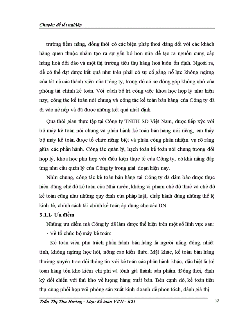 image for page Hoàn thiện kế toán bán hàng tại Công ty TNHH SD Việt Nam 1