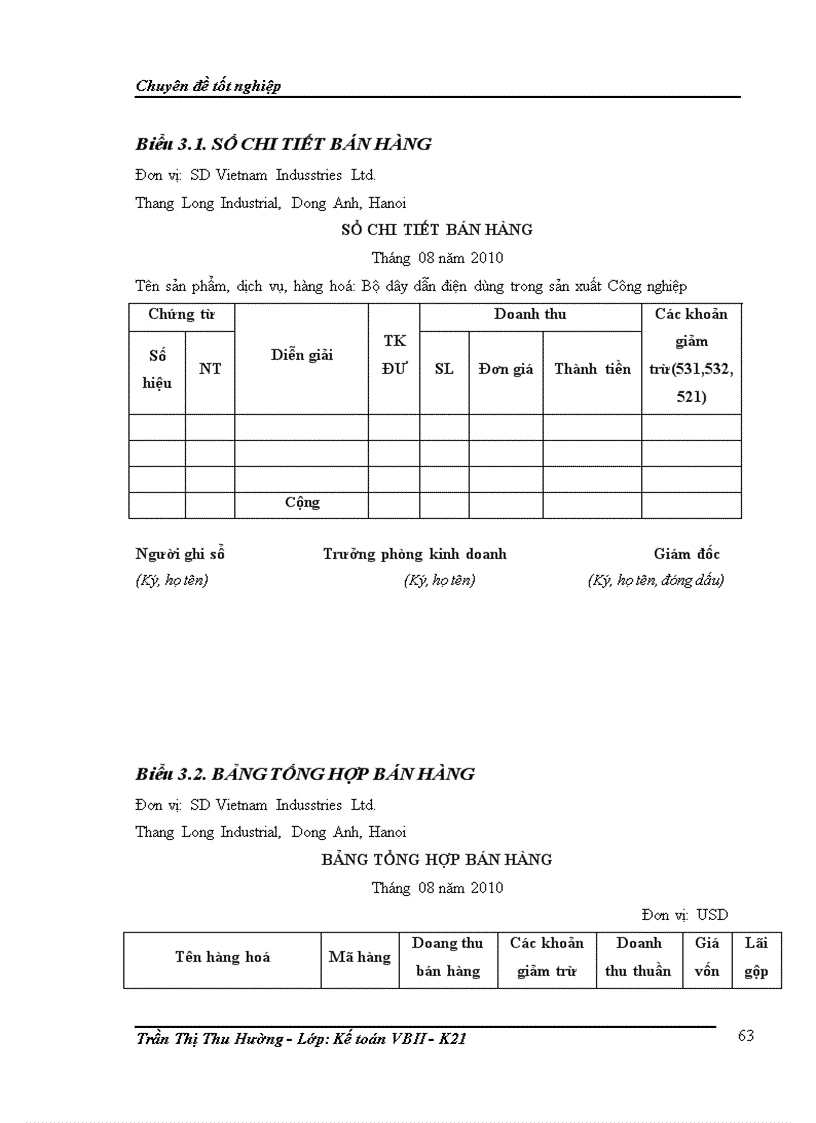 image for page Hoàn thiện kế toán bán hàng tại Công ty TNHH SD Việt Nam 1
