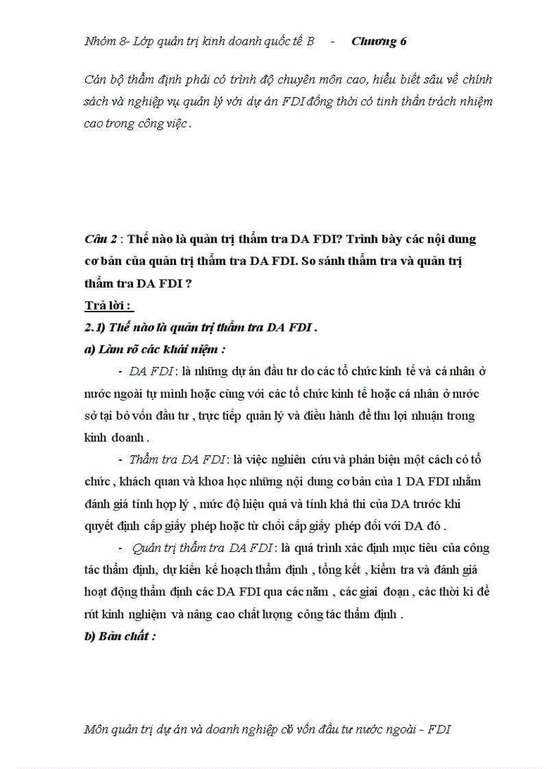 image for page Quản trị dự án và doanh nghiệp có vốn đầu tư nước ngoài FDI