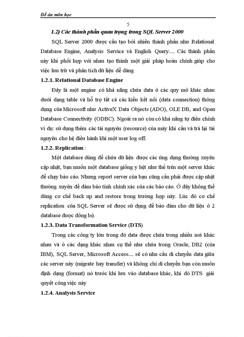 image for page Đề án môn học T QL với thủ tục lưu trữ Stored Procedure và Trigger