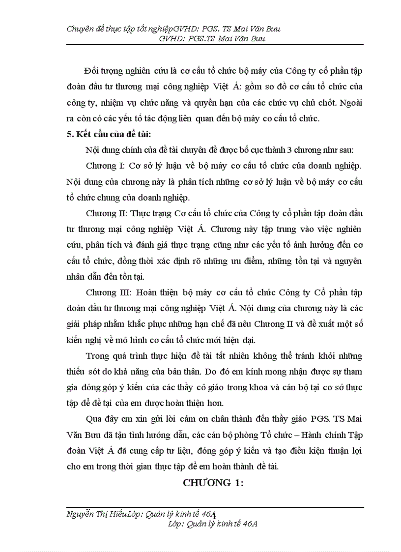 image for page Hoàn thiện cơ cấu tổ chức Công ty cổ phần tập đoàn đầu tư thương mại công nghiệp Việt Á