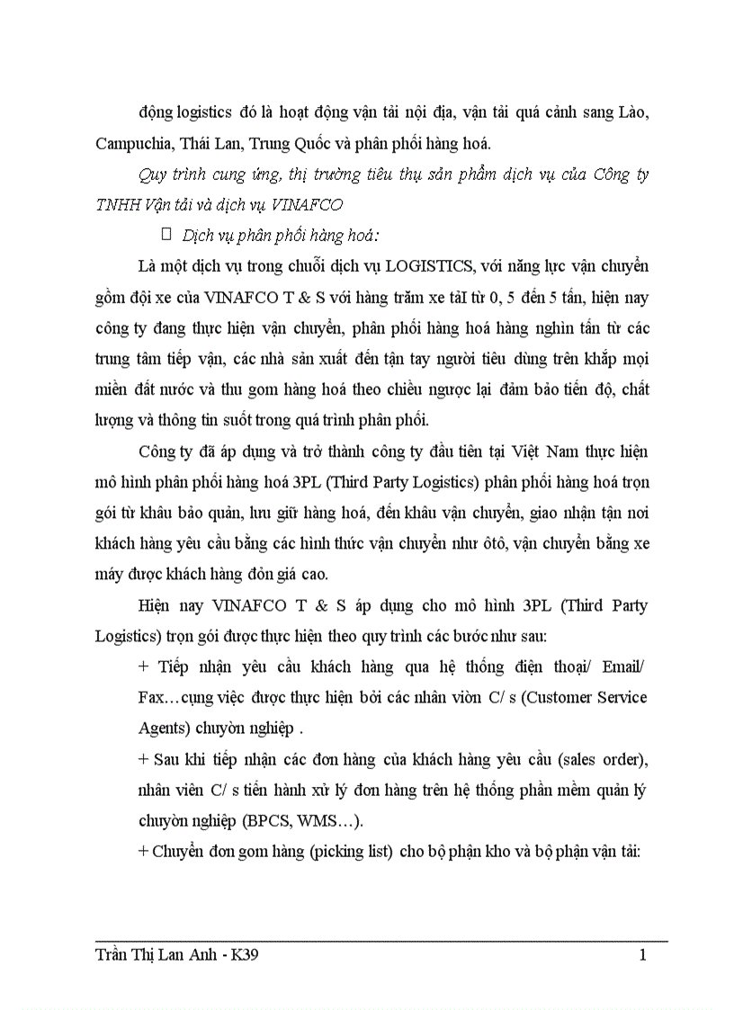 image for page Hoàn thiện công tác tiền lương và các khoản trích theo lương tại Công ty TNHH Vận tải và dịch vụ VINAFCO 1