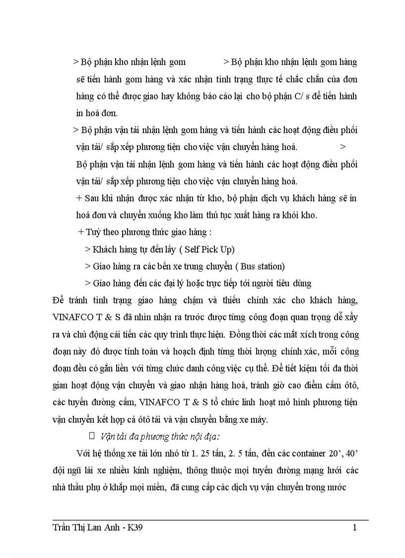 image for page Hoàn thiện công tác tiền lương và các khoản trích theo lương tại Công ty TNHH Vận tải và dịch vụ VINAFCO 1