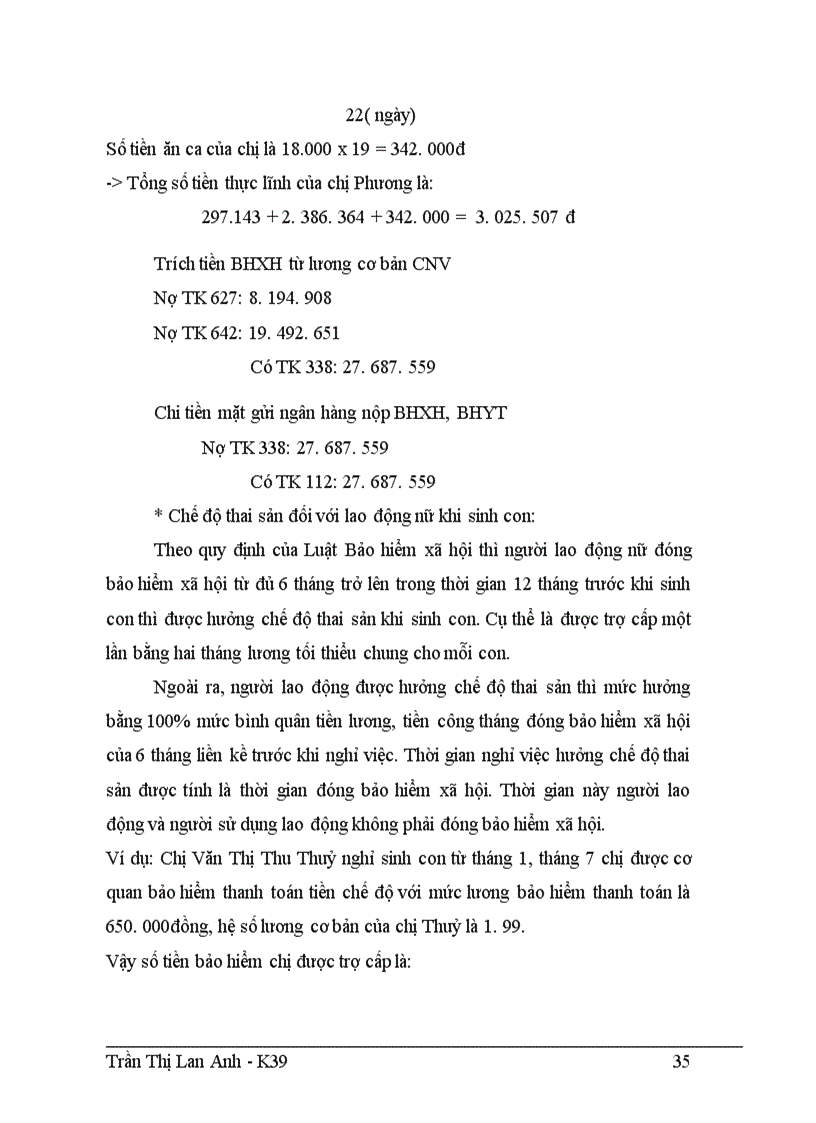 image for page Hoàn thiện công tác tiền lương và các khoản trích theo lương tại Công ty TNHH Vận tải và dịch vụ VINAFCO 1
