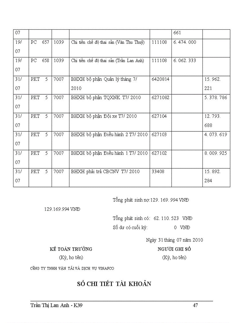 image for page Hoàn thiện công tác tiền lương và các khoản trích theo lương tại Công ty TNHH Vận tải và dịch vụ VINAFCO 1