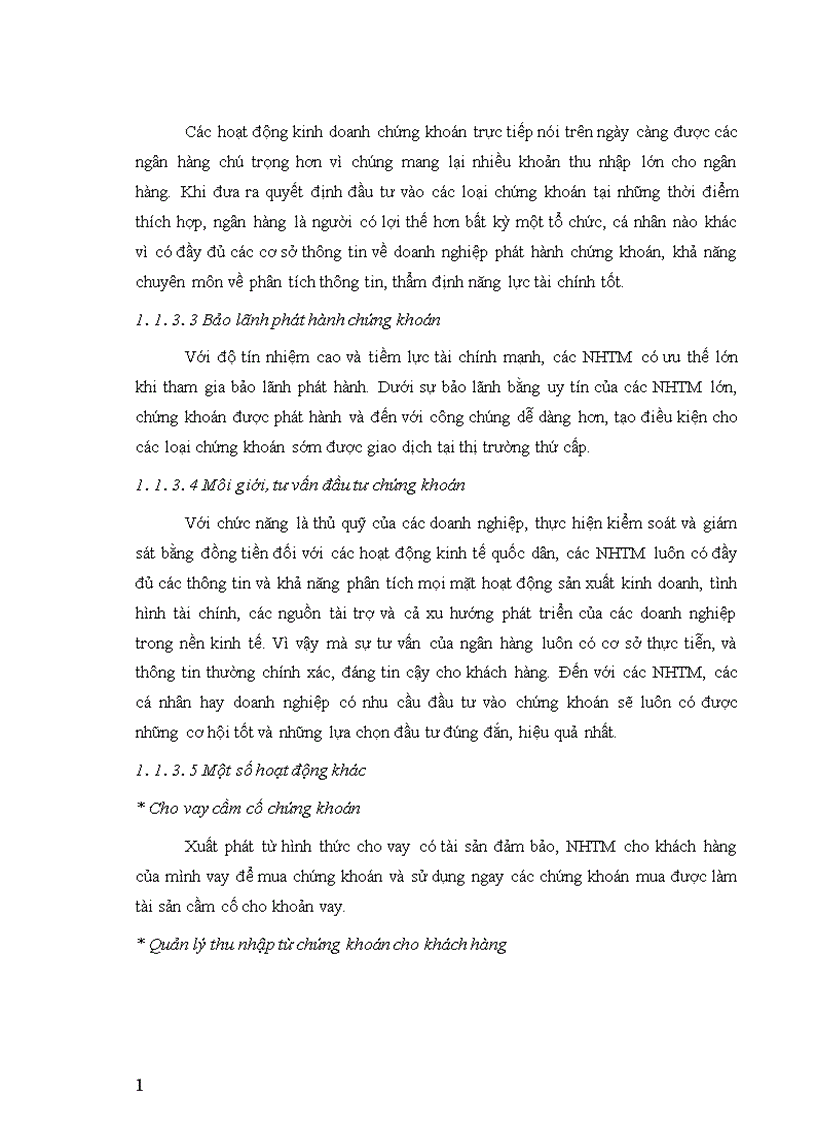 image for page Tăng cường hoạt động đầu tư của ngân hàng công thương Việt Nam trên thị trường chứng khoán
