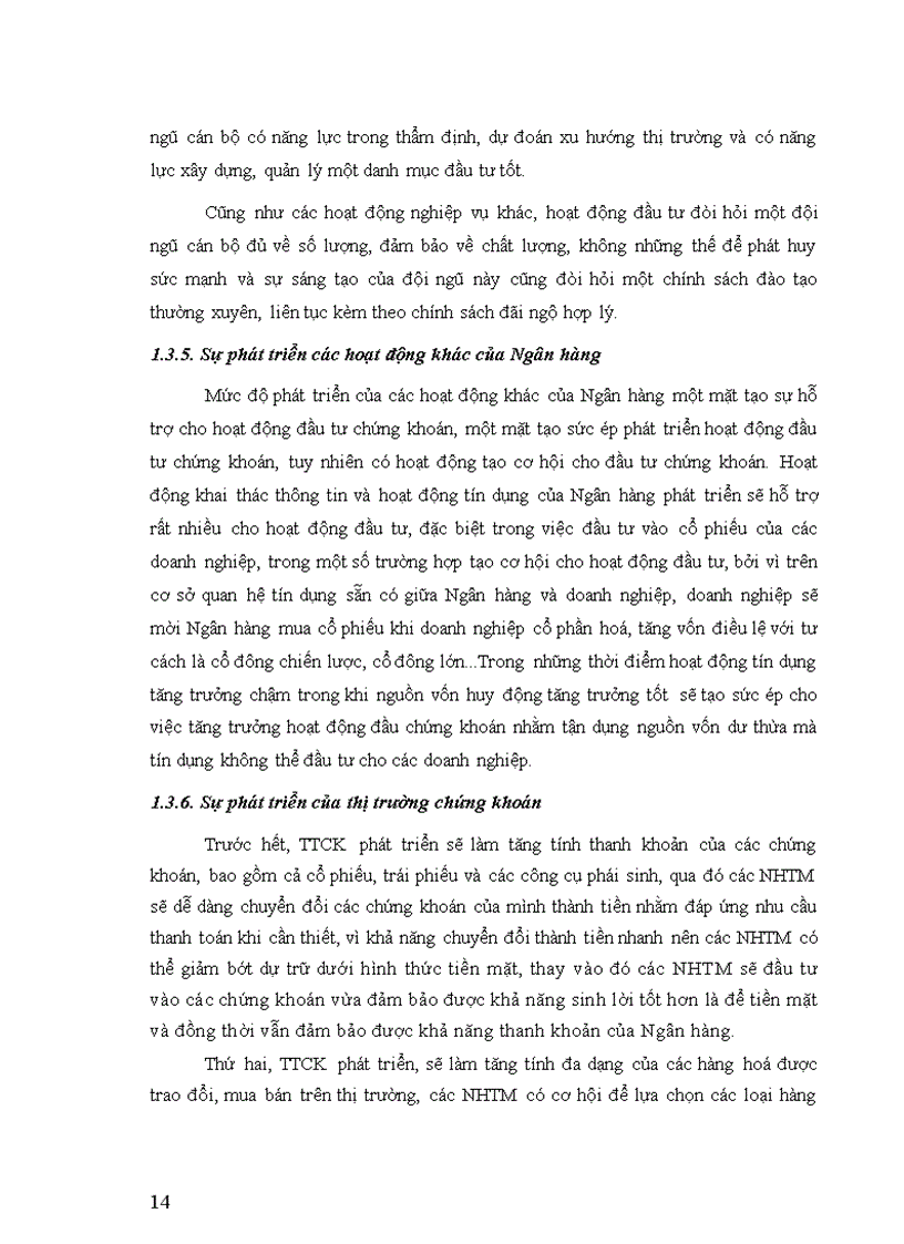 image for page Tăng cường hoạt động đầu tư của ngân hàng công thương Việt Nam trên thị trường chứng khoán