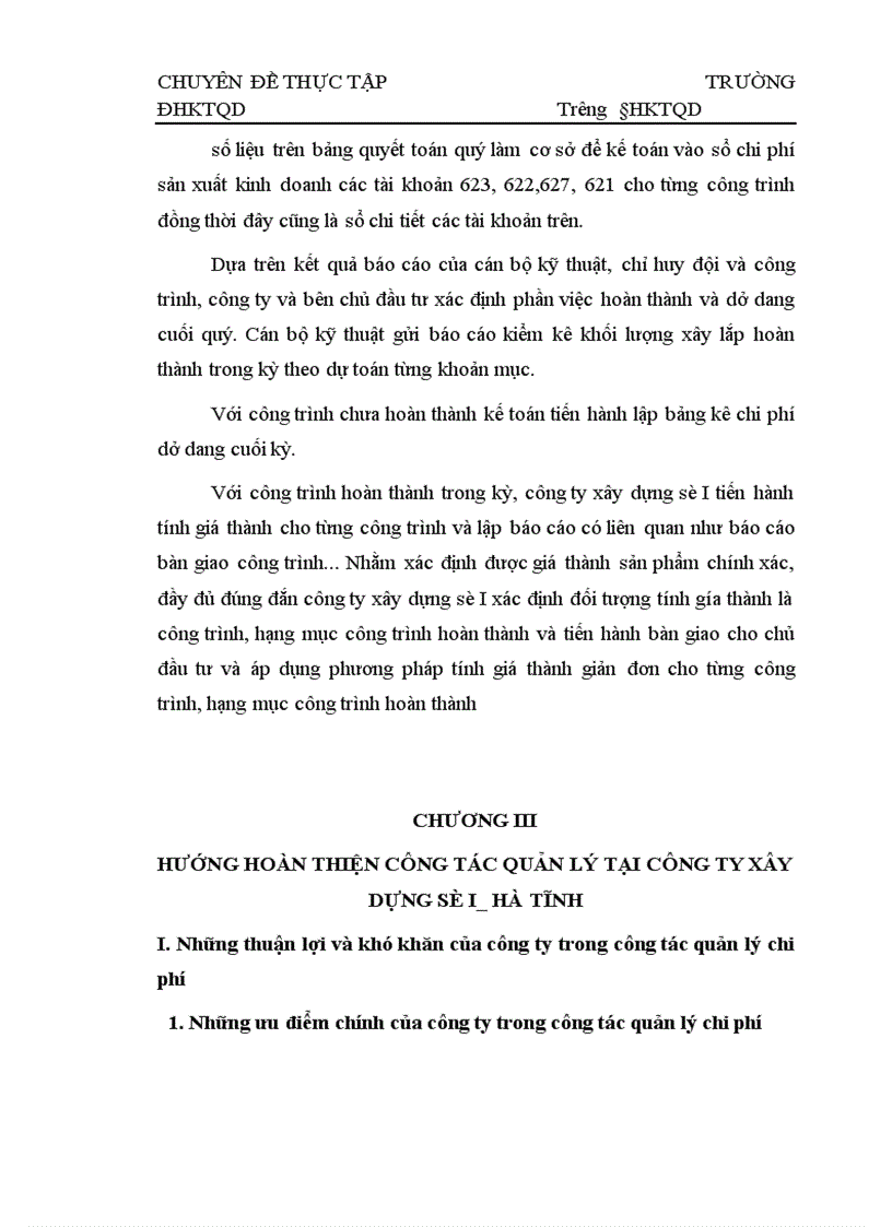 image for page Hoàn thiện công tác quản lý chi phí sản xuất tại công ty xây dung số I Hà Tĩnh 1