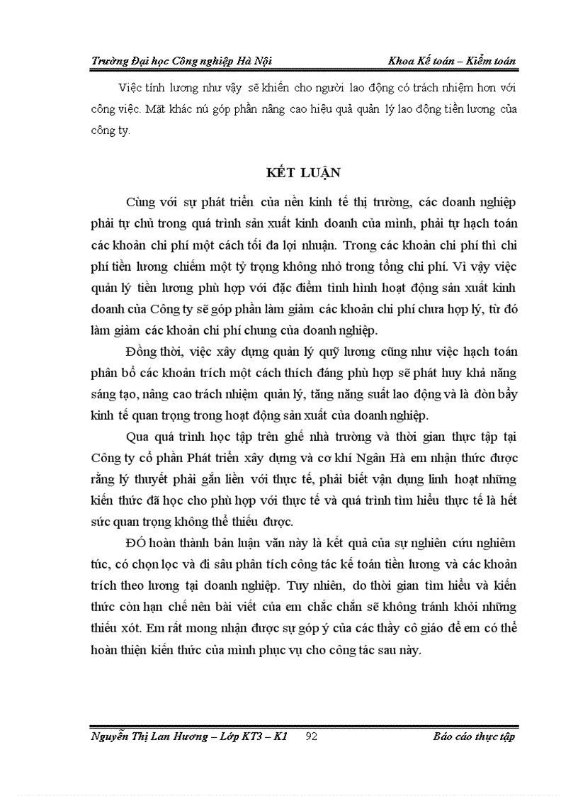 image for page Hoàn thiện kế toán tiền lương và các khoản trích theo lương tại Công ty Cổ phần Đầu tư Phát triển Xây dựng và Cơ khí Ngân Hà