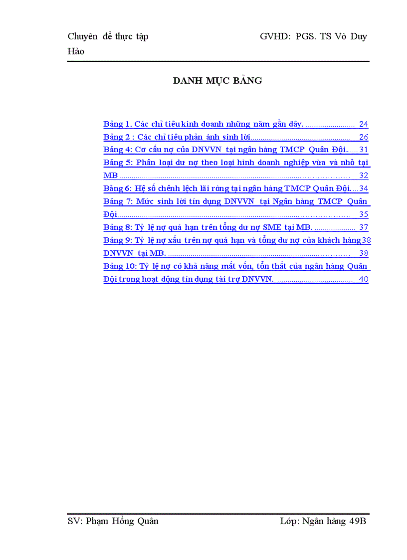 image for page Nâng cao hiệu quả tín dụng đối với doanh nghiệp vừa và nhỏ tại Ngân hàng TMCP Quân Đội 1