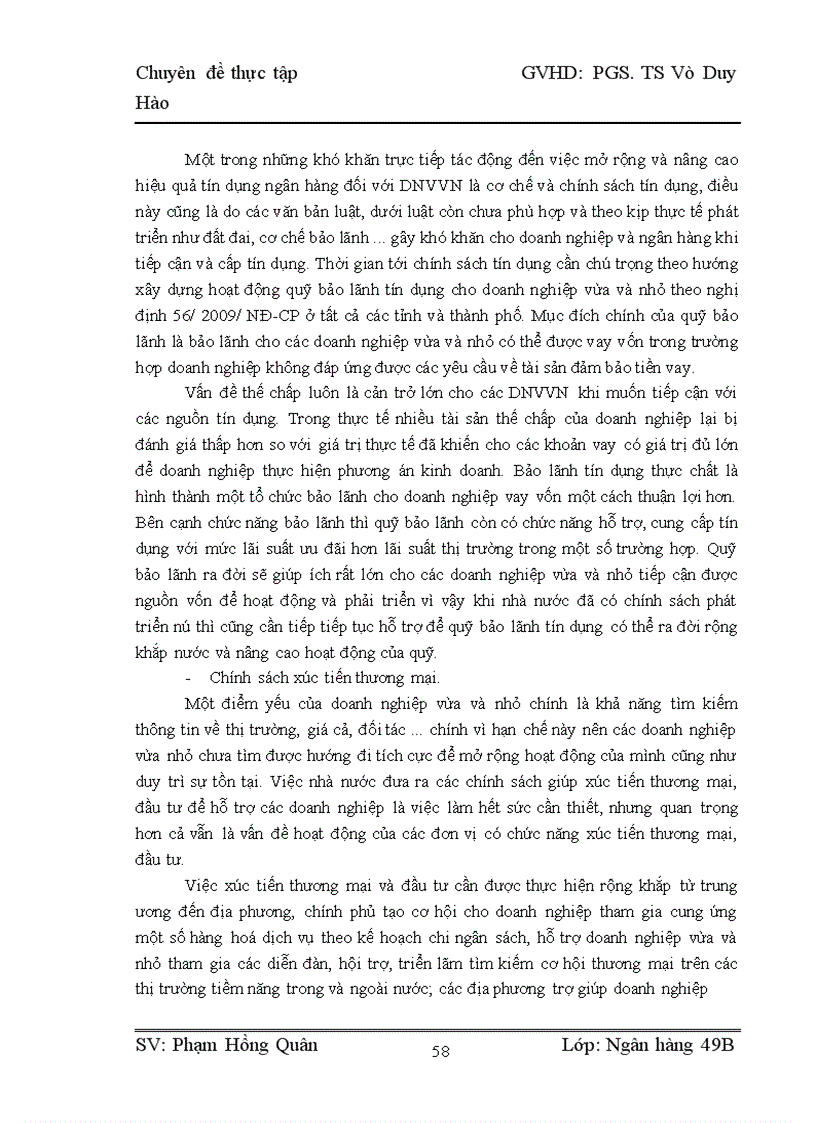 image for page Nâng cao hiệu quả tín dụng đối với doanh nghiệp vừa và nhỏ tại Ngân hàng TMCP Quân Đội 1