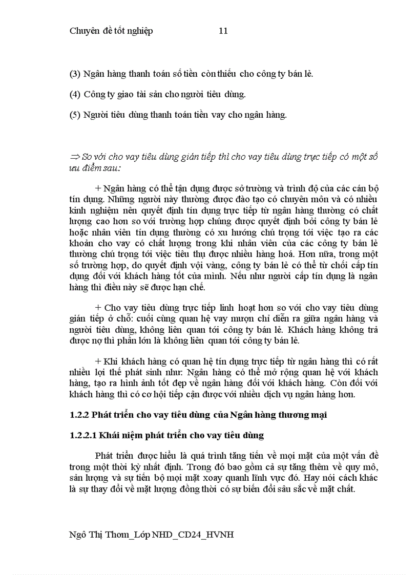 image for page Phát triển Cho vay tiêu dùng tại Ngân hàng TMCP Ngoại thương Hà Nội