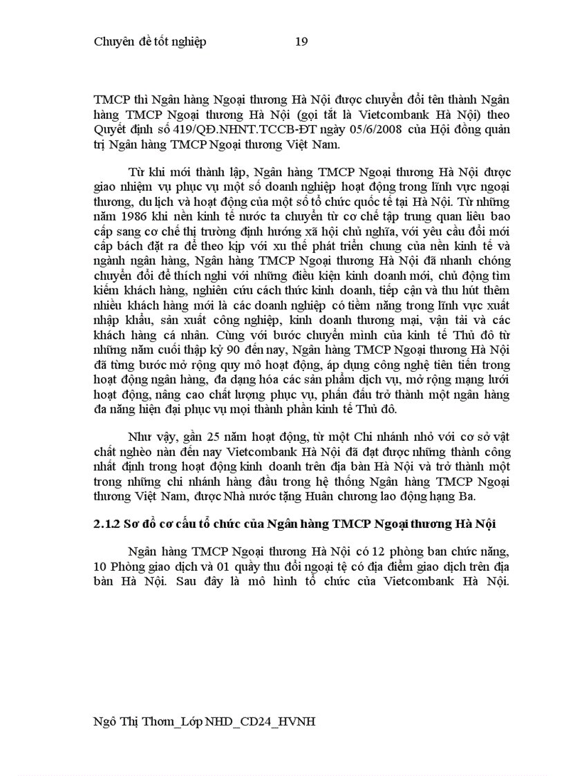 image for page Phát triển Cho vay tiêu dùng tại Ngân hàng TMCP Ngoại thương Hà Nội