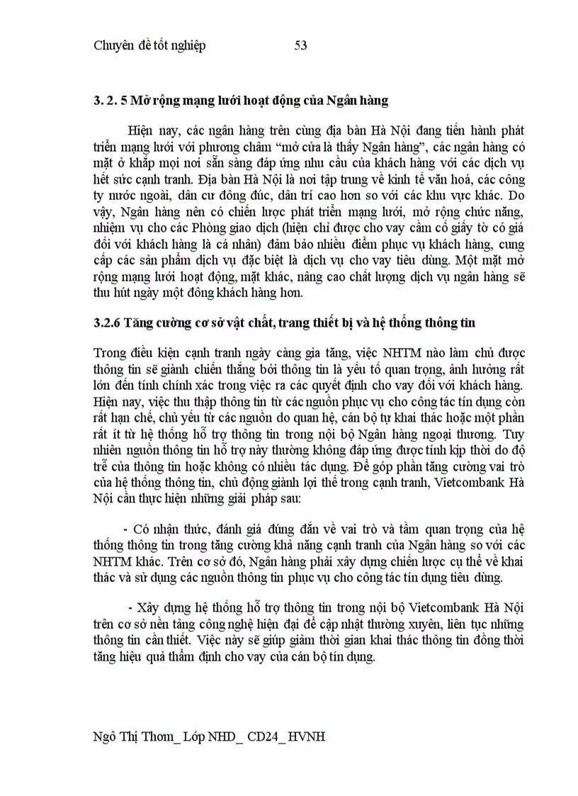 image for page Phát triển Cho vay tiêu dùng tại Ngân hàng TMCP Ngoại thương Hà Nội