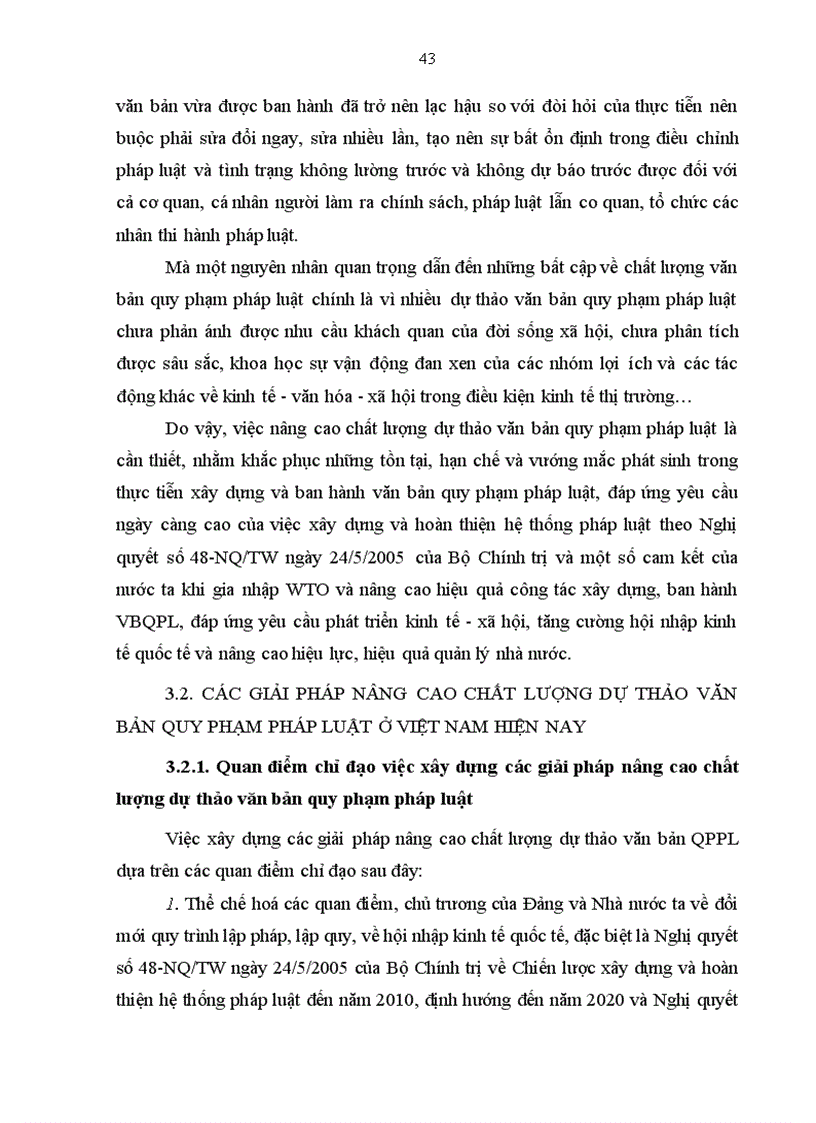 image for page Chất lượng dự thảo văn bản quy phạm pháp luật ỏ Việt Nam hiện nay