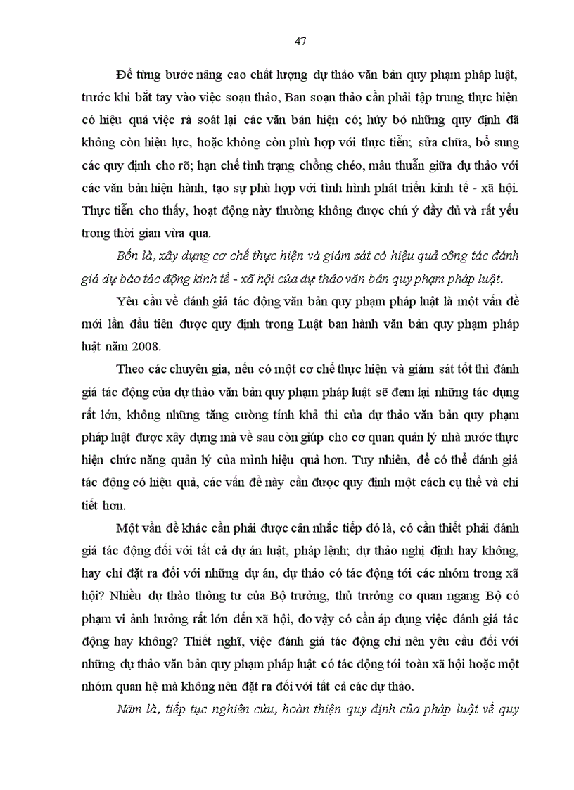 image for page Chất lượng dự thảo văn bản quy phạm pháp luật ỏ Việt Nam hiện nay