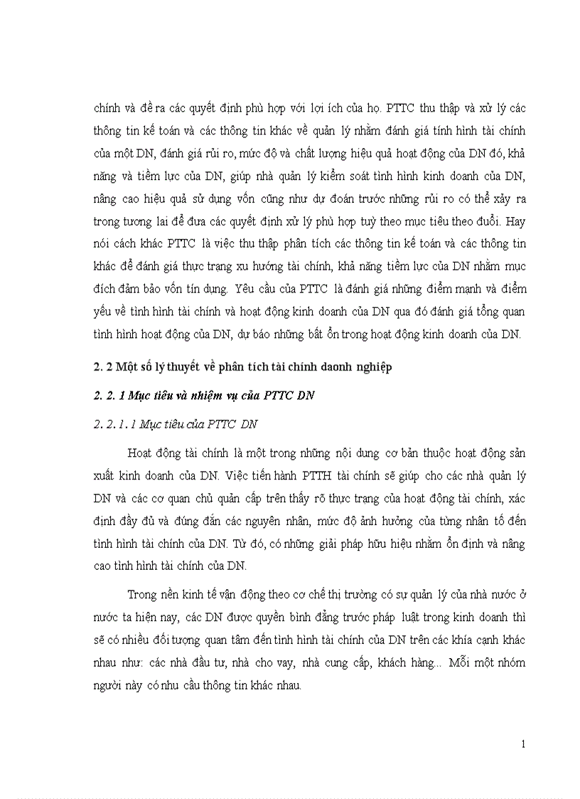 image for page Phân tích tình hình tài chính DN và một số giải pháp nhằm nâng cao khả năng tài chính của Cty TNHH Thành Hưng
