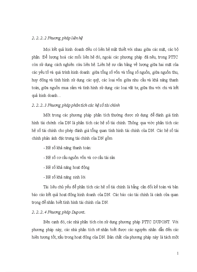 image for page Phân tích tình hình tài chính DN và một số giải pháp nhằm nâng cao khả năng tài chính của Cty TNHH Thành Hưng