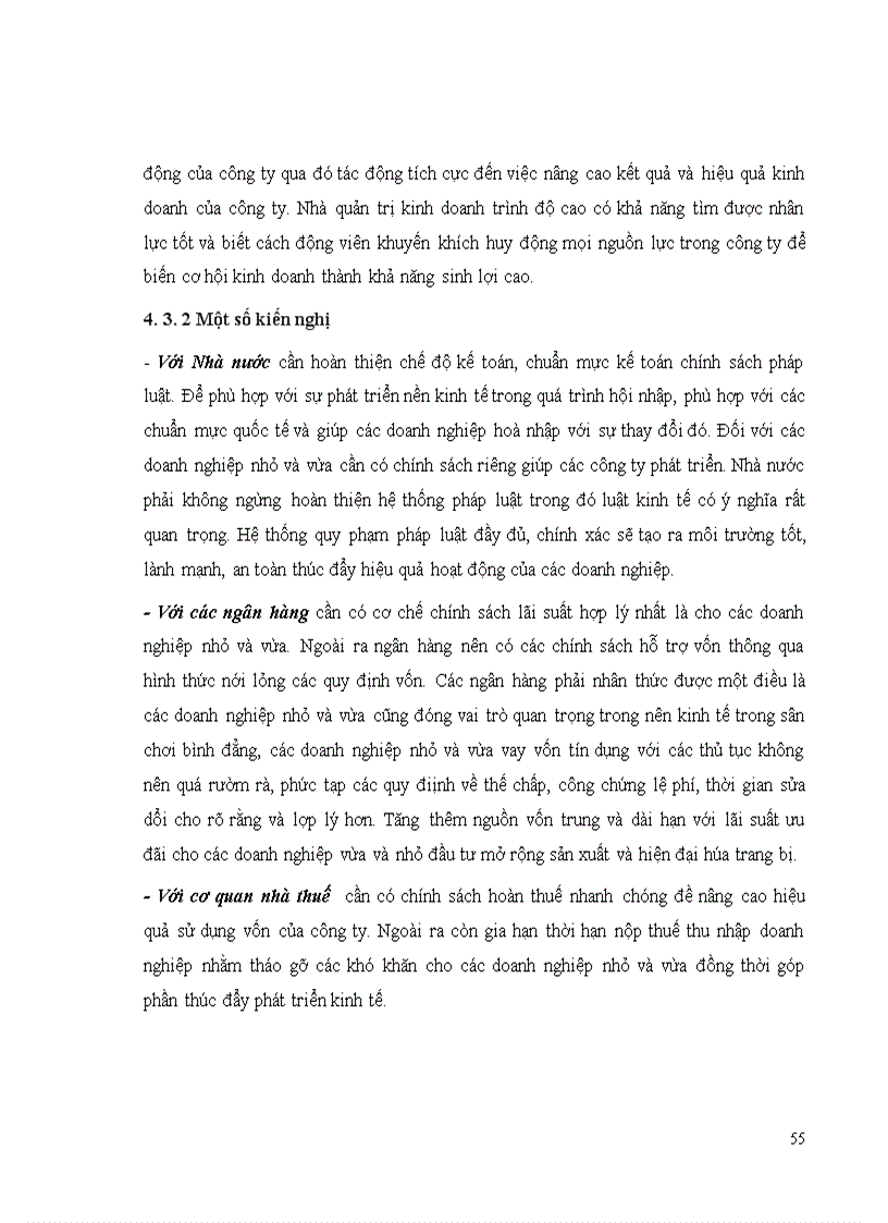 image for page Phân tích tình hình tài chính DN và một số giải pháp nhằm nâng cao khả năng tài chính của Cty TNHH Thành Hưng