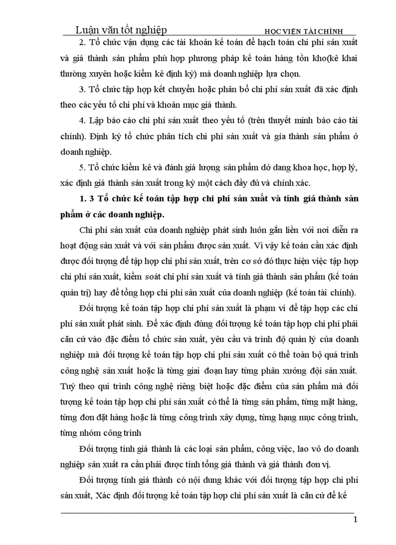 image for page Tổ chức công tác kế toán tập hợp chi phí sản xuất và tính giá thành sản phẩm ở Công ty xe đạp xe máy Đống Đa Hà Nội 1