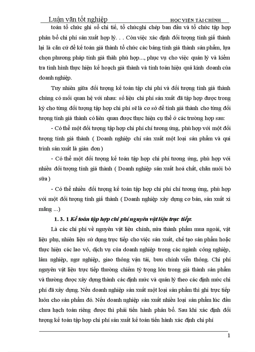 image for page Tổ chức công tác kế toán tập hợp chi phí sản xuất và tính giá thành sản phẩm ở Công ty xe đạp xe máy Đống Đa Hà Nội 1