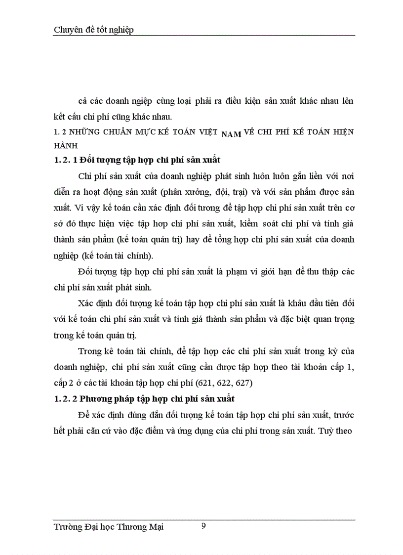 image for page Hoàn thiện phương pháp kế toán chi phí sản xuất tại công ty ôtô Trường Hải trong điều kiện vận dụng hệ thống chuẩn mực kế toán 1